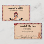 Whimsischer Länderausweis Visitenkarte (Vorne/Hinten)