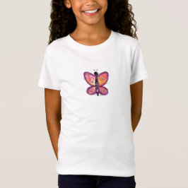 Whimsischer Lila Schmetterling T-Shirt