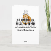 Whimsischer Mattierter Kuchen Personalisiert Gebur Karte (Rückseite)