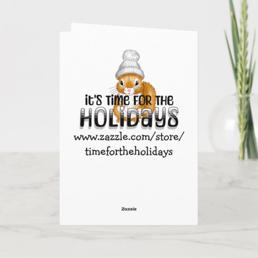 Whimsischer Mattierter Kuchen Personalisiert Gebur Karte (Rückseite)