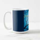 Whimsischer Mond mit Katzen Kaffeetasse (Links)