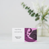 Whimsischer Mond und Sterne Visitenkarte (Stehend Vorderseite)