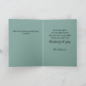 Whimsischer nächtlicher Himmelskugel Crescent Moon Karte (Innenseite)