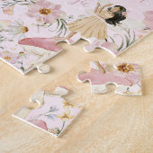 Whimsischer Niedlicher Wildblume Garten Wiese Puzzle (Seite)