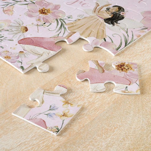 Whimsischer Niedlicher Wildblume Garten Wiese Puzzle (Seite)