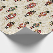 Whimsischer Nutcracker Geschenkpapier (Ecke)