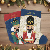 Whimsischer Nutcracker Großer Weihnachtsstrumpf