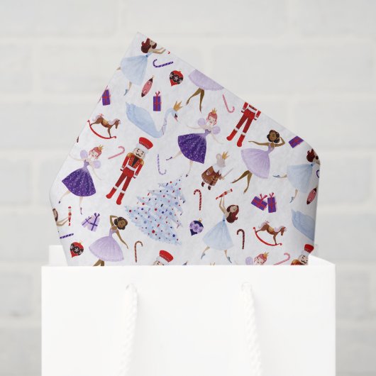 Whimsischer Nutcracker Weihnachten Seidenpapier (Geschenktüte)