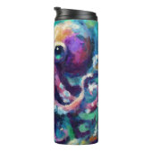 Whimsischer Oktopusküste Nautical Beach Thermosbecher (Nach rechts gedreht)