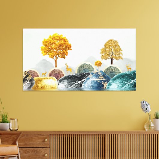 Whimsischer Ort Leinwanddruck (Insitu (Wohnzimmer))