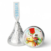 Whimsischer Ostergruss: Rider auf Riesenkick