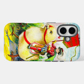 Whimsischer Ostergruss: Rider auf Riesenkick Case-Mate iPhone Hülle (Rückseite (Horizontal))