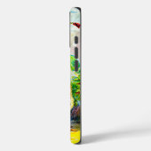 Whimsischer Ostergruss: Rider auf Riesenkick Case-Mate iPhone Hülle (Rückseite / Links)