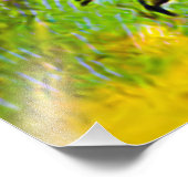 Whimsischer Ostergruss: Rider auf Riesenkick Fotodruck (Ecke)