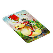 Whimsischer Ostergruss: Rider auf Riesenkick Magnet (Rechte Seite)