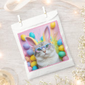 Whimsischer Osterkatze mit sonnigen Ohren Geschenktütchen (Ausgeschnitten)