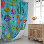 Whimsischer Ozean Duschvorhang