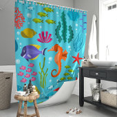 Whimsischer Ozean Duschvorhang
