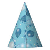 Whimsischer Party Hat, Balloon, Star, Garland-Desi Partyhütchen (Rückseite)