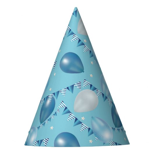 Whimsischer Party Hat, Balloon, Star, Garland-Desi Partyhütchen (Vorderseite)