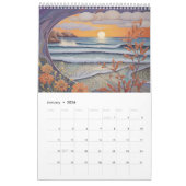 Whimsischer Pastellstrand Kalender (Jan 2026)