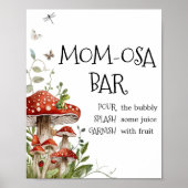 Whimsischer Pilz Fall Mama Osa Bar Poster (Vorne)