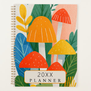 Whimsischer Pilz Planer
