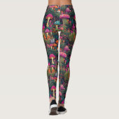 Whimsischer Pilzsaal Leggings (Rückseite)