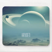 Whimsischer Planet Space Dreamscape Personalisiert Mousepad (Vorne)