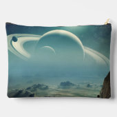 Whimsischer Planet Space Dreamscape Personalisiert Zubehörtasche (Rückseite)