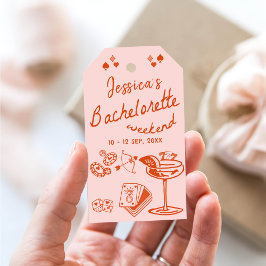 Whimsischer Poker Junggeselinnen-Abschied Weekend Geschenkanhänger