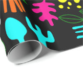 Whimsischer Pop Art Sushi Geschenkpapier (Rolleneckpunkt)