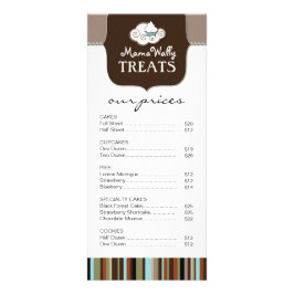 Whimsischer Rackkarte Werbekarte