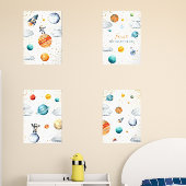 Whimsischer Raum Adventure Kids Wall Print Set