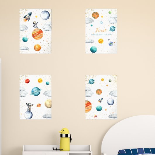 Whimsischer Raum Adventure Kids Wall Print Set