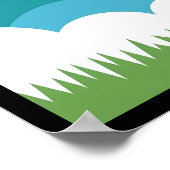 Whimsischer Raum Kunst für Kinder Zimmer Poster (Ecke)