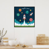 Whimsischer Raum Kunst für Kinder Zimmer Poster (Küche)