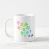 Whimsischer Regenbogen Blume Kaffeezubereitung Tas Kaffeetasse (Links)