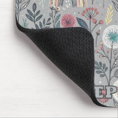 Whimsischer Regenbogen und Botanischer Regenbogen Mousepad (Ecke)