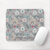 Whimsischer Regenbogen und Botanischer Regenbogen Mousepad (Mit Mouse)