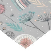 Whimsischer Regenbogen und Botanischer Regenbogen Tischdecke (Schrägansicht)