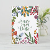 Whimsischer Save the Date (Stehend Vorderseite)