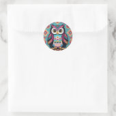 Whimsischer Scharm Runder Aufkleber (Tasche)