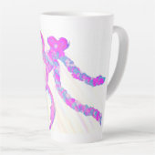 Whimsischer Schneemann Milchtasse (Rechte Ecke)