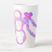 Whimsischer Schneemann Milchtasse (Vorderseite)