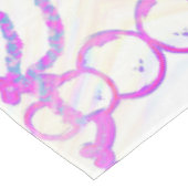 Whimsischer Schneemann Tischdecke (Schrägansicht)