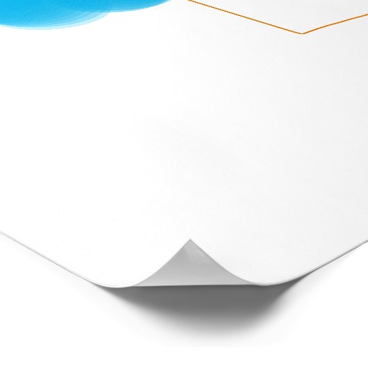 Whimsischer Schritt Poster (Ecke)