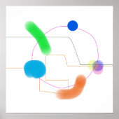 Whimsischer Schritt Poster (Vorne)