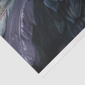 Whimsischer schwarzer Rustikaler Bär Dekoupage Seidenpapier (Ausschnitt)