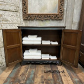 Whimsischer schwarzer Rustikaler Bär Dekoupage Seidenpapier